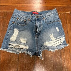 Women’s Denim Jean Shorts Size Large